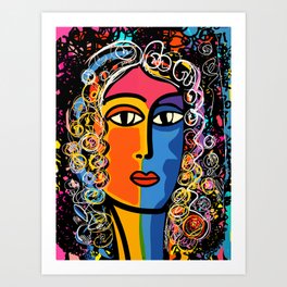 Mystic Gypsy Woman Fortune Teller by Emmanuel Signorino Art Print
