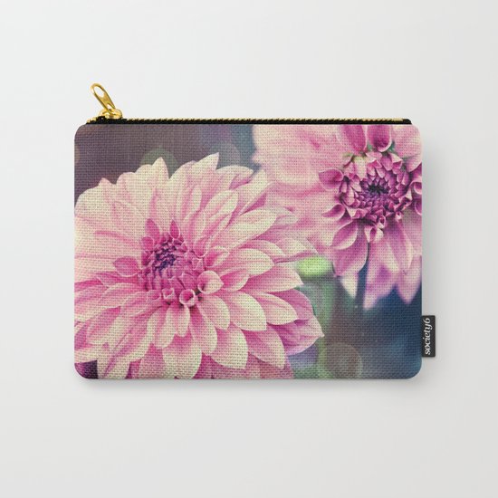 Pink Dahlia bokeh effect Carry-All Pouch