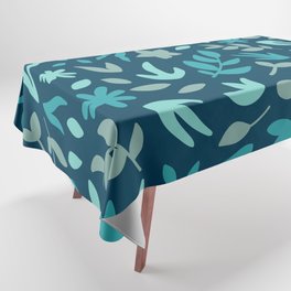 Floral Cutouts - Mid Century Modern Abstract Tablecloth