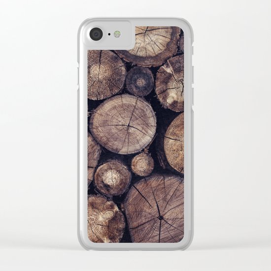 The Wood Holds Many Spirits // You Can Ask Them Now Edit Clear iPhone Case