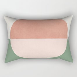 Horizon Abstract - Pink Rectangular Pillow
