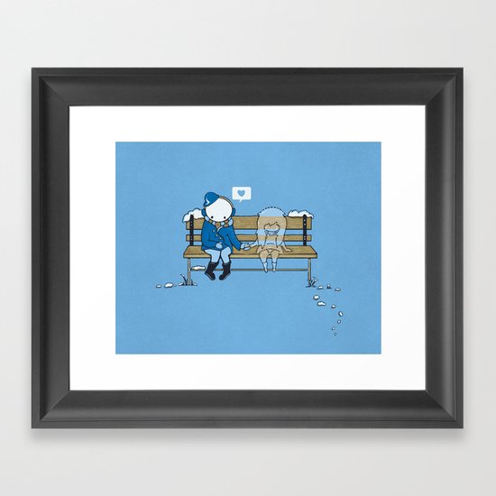 Wish You Were Here Framed Art Print