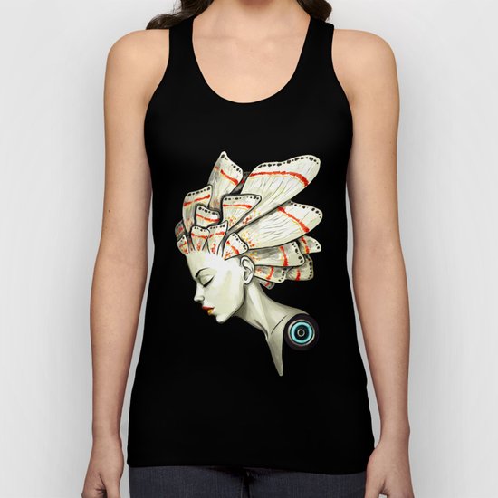 Moth 2 Unisex Tank Top