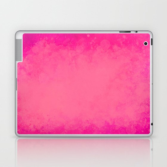 Watercolor hot pink Laptop & iPad Skin
