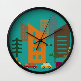 Downtown Wall Clock