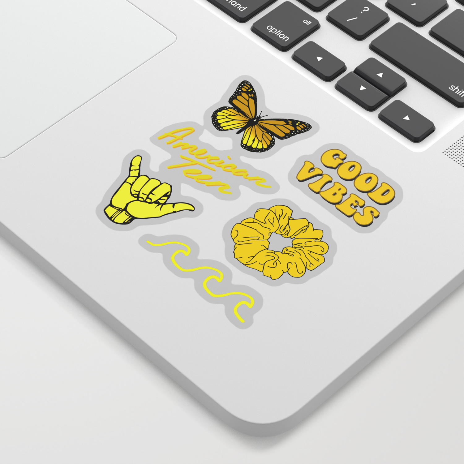 Yellow Aesthetic Sticker By Chic Matt Society6 Not only are bananas delicious, they're by far the easiest to peel. yellow aesthetic sticker by chic matt