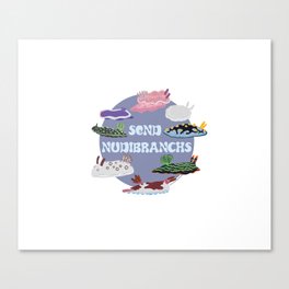 Send Nudibranchs Canvas Print