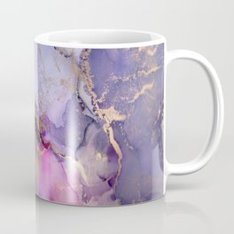 pink and purple alcohol ink Coffee Mug
