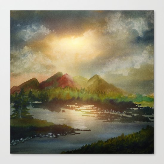 Calling The Sun XVIII Canvas Print