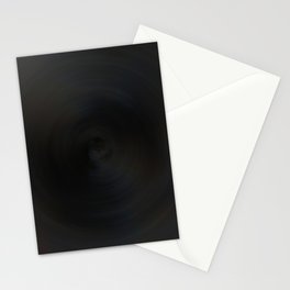 Abstract monochrome whirl Stationery Card