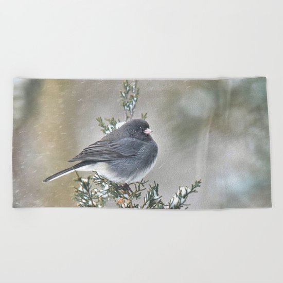 Tip Top Junco Beach Towel