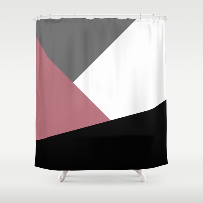 Elegant Geometric Design Shower Curtain Elegant Geometric Design Shower Curtain
