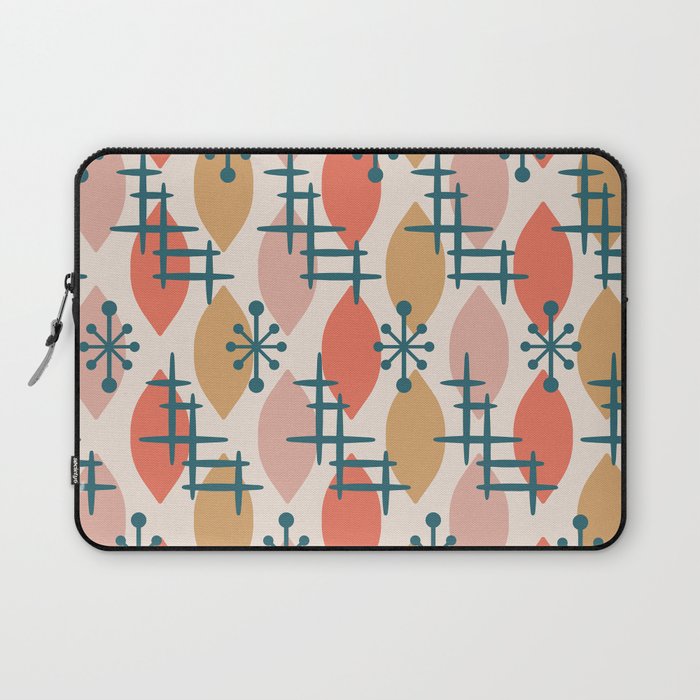 Mid Century Modern Atomic Drops 240 Laptop Sleeve