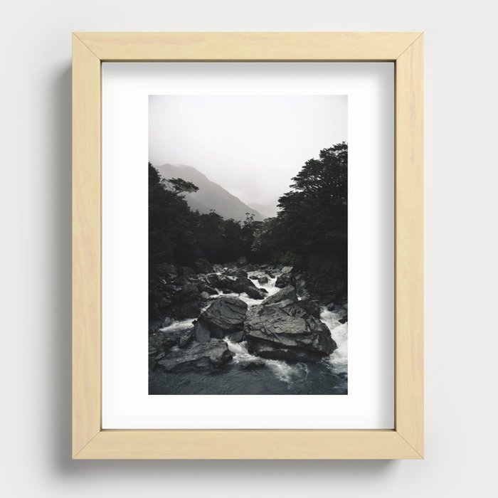 Routeburn River Recessed Framed Print