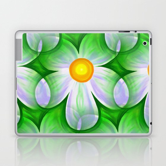 Floral Repeat Pattern 20 Laptop & iPad Skin