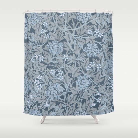 Jasmine By William Morris Shower Curtain By Restoredvintage Society6