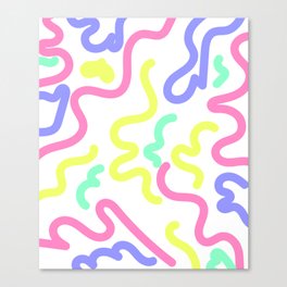 2  Abstract Shapes Squiggly Organic 220520 Canvas Print