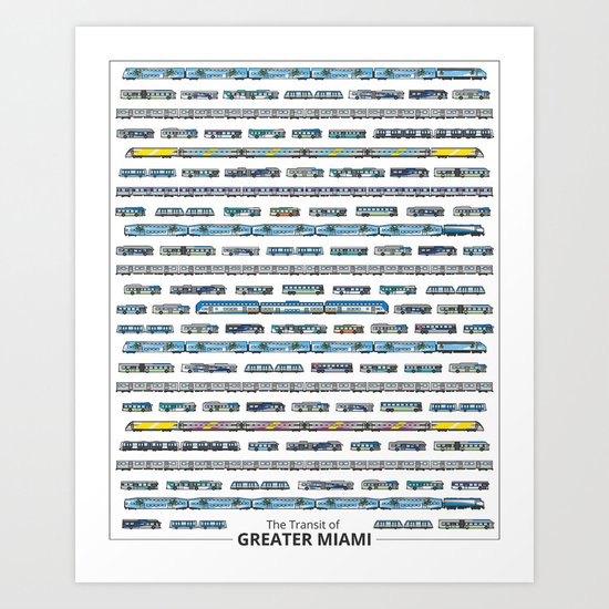 The Transit of Greater Miami Art Print