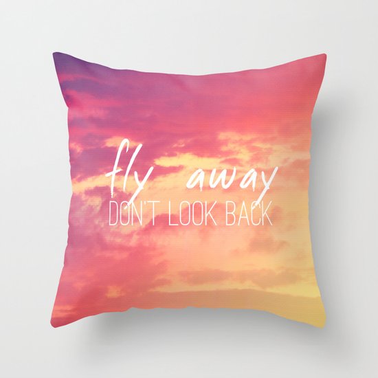 Fly Away Throw Pillow