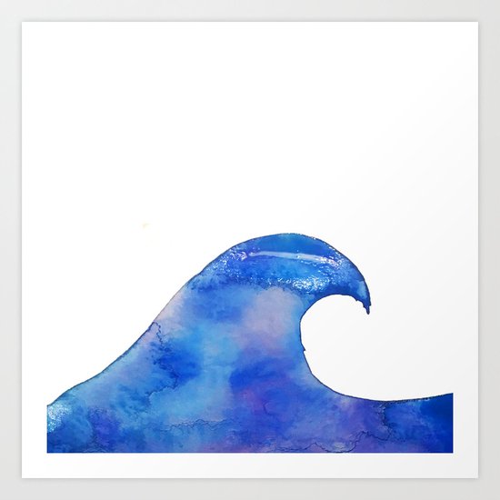 The Wave Art Print