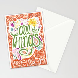 All the things Stationery Cards