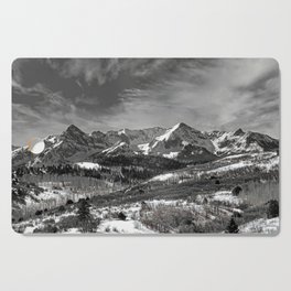 Winter Afternoon at Dallas Divide Cutting Board