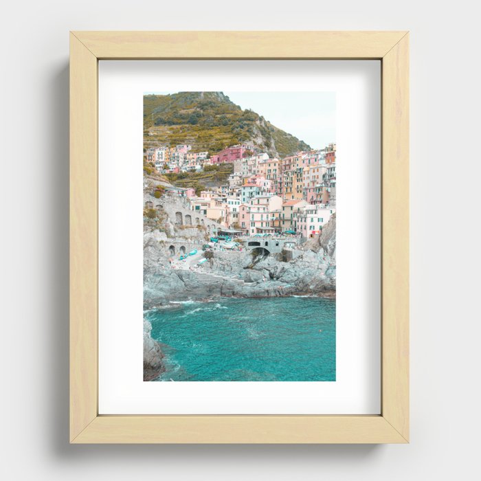 Cinque Terre Recessed Framed Print