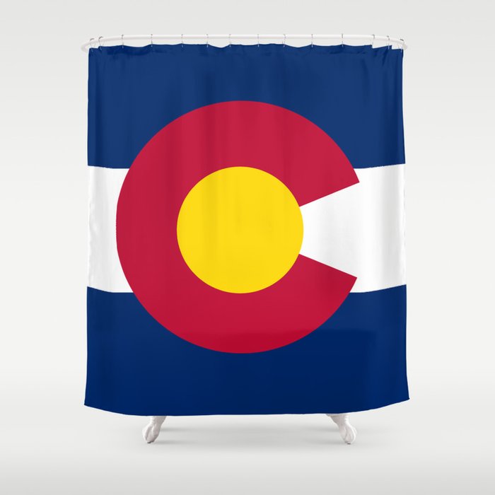 Colorado State Flag Shower Curtain