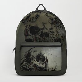Dark abstract skull Backpack