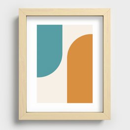 Modern Minimal Arch Abstract LXIII Recessed Framed Print