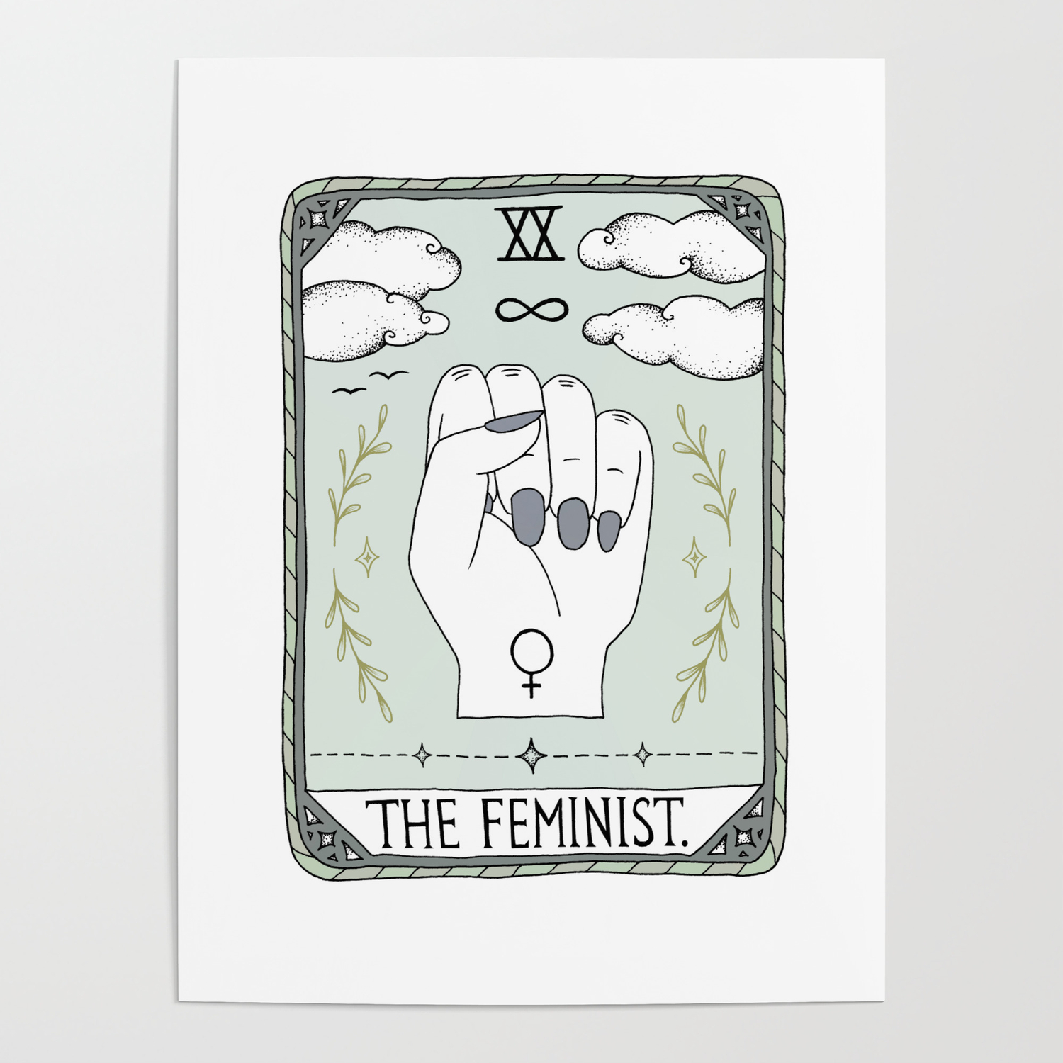 Feminist Poster by Barlena Society6