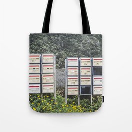 Street photography mailboxes / fine art print / Madeire wanderlust Tote Bag