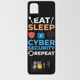 Cyber Security Analyst Engineer Computer Training Android Card Case