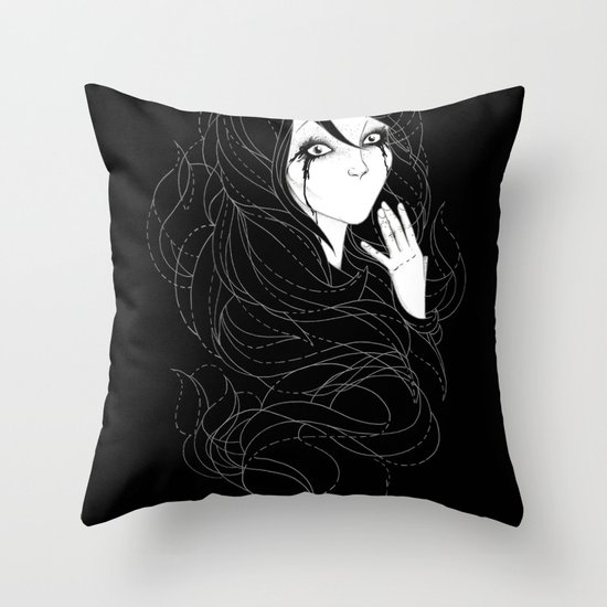 Speechless Throw Pillow