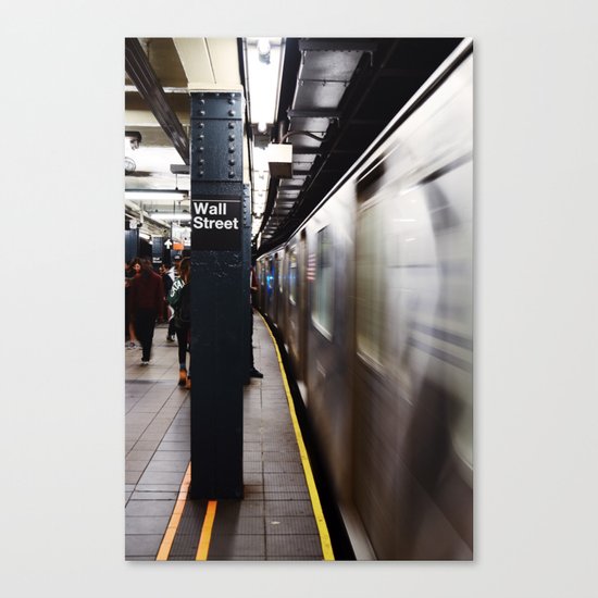 Wallstreet Subway Canvas Print