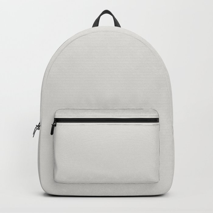 Almost White Trending Solid Color  - Hue - Single Shade Jolie Gesso White Backpack