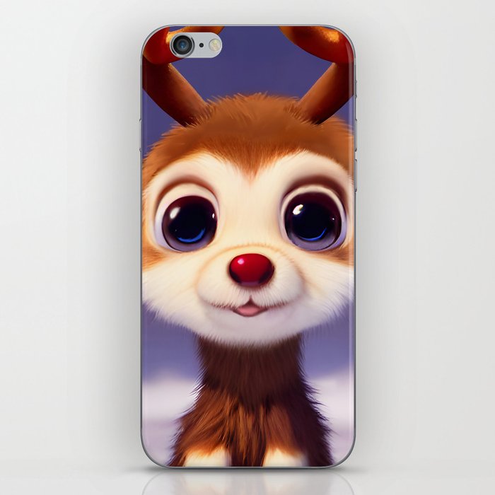 Cute Reindeer 01 iPhone Skin
