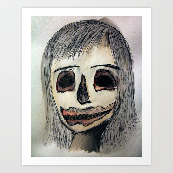 Carving. Art Print