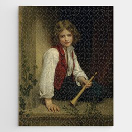 William-Adolphe Bouguereau "Pifferaro" (1870) Jigsaw Puzzle