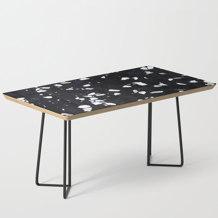 Black Terrazzo Coffee Table By Patternmaker Society6 Black Terrazzo Coffee Table