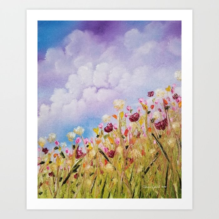 Look To The Light Skyscape Landscape Flowers Wild Flowers