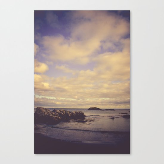 Her Dreams Stretched as Far as the Sea Was Wide Canvas Print