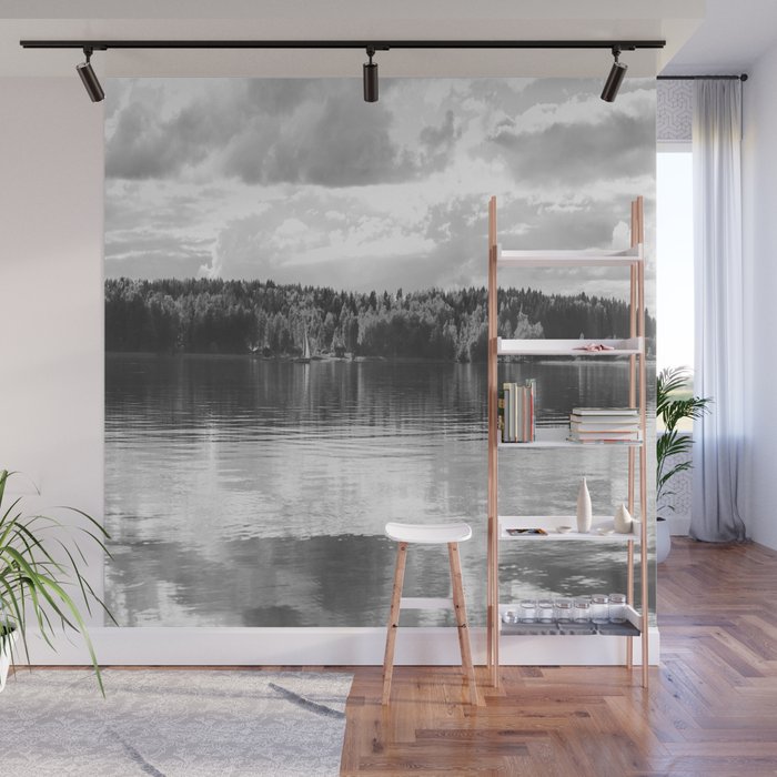 Reflections On A Lake #decor #society6 #buyart Wall Mural