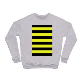 Stripe Black and Yellow Lines Crewneck Sweatshirt
