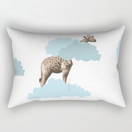 Giraff in the clouds . Joy in the clouds collection Rectangular Pillow