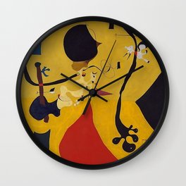 Art Dutch Interior III Joan Miro Wall Clock
