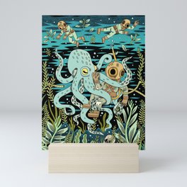 Diver Mini Art Print