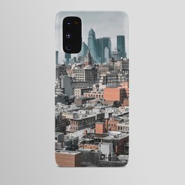 New York City Manhattan rooftops and buildings Android Case