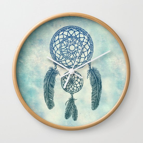 Double Dream Catcher Wall Clock