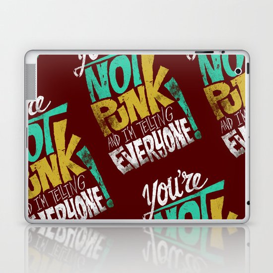 Not Punk Laptop & iPad Skin